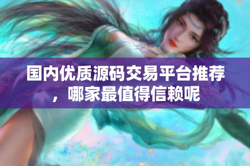 國內(nèi)優(yōu)質(zhì)源碼交易平臺推薦，哪家最值得信賴呢