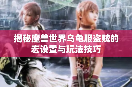 揭秘魔獸世界烏龜服盜賊的宏設(shè)置與玩法技巧