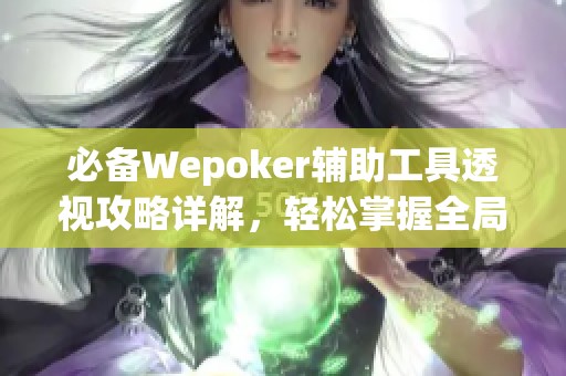 必備Wepoker輔助工具透視攻略詳解，輕松掌握全局技巧