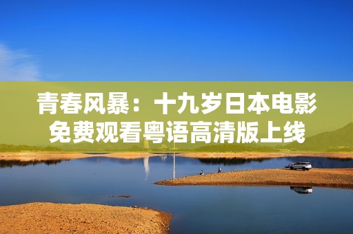 青春風(fēng)暴：十九歲日本電影免費(fèi)觀看粵語高清版上線