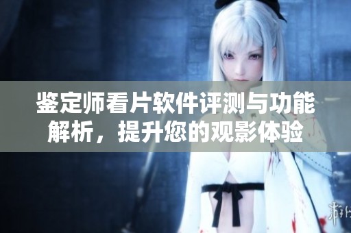 鑒定師看片軟件評(píng)測與功能解析<div   id=