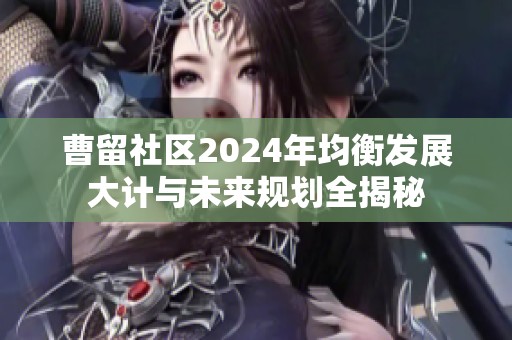 曹留社區(qū)2024年均衡發(fā)展大計與未來規(guī)劃全揭秘