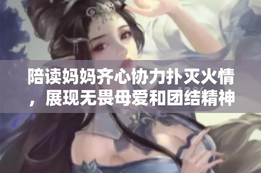 陪讀媽媽齊心協力撲滅火情<div   id=