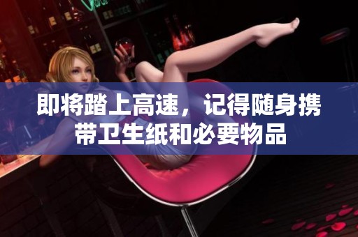 即將踏上高速，記得隨身攜帶衛(wèi)生紙和必要物品