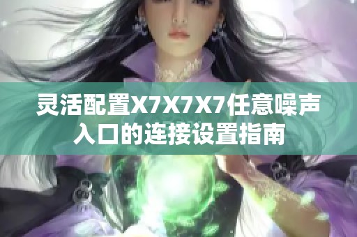 靈活配置X7X7X7任意噪聲入口的連接設(shè)置指南