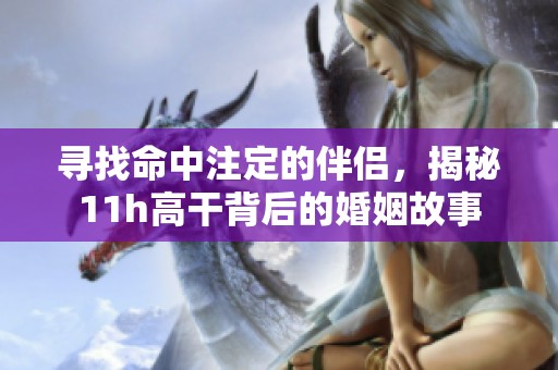 尋找命中注定的伴侶，揭秘11h高干背后的婚姻故事