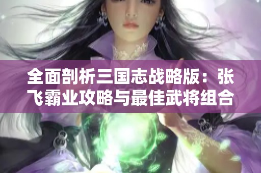 全面剖析三國志戰(zhàn)略版：張飛霸業(yè)攻略與最佳武將組合解析