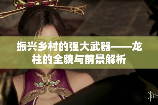 振興鄉(xiāng)村的強大武器——龍柱的全貌與前景解析