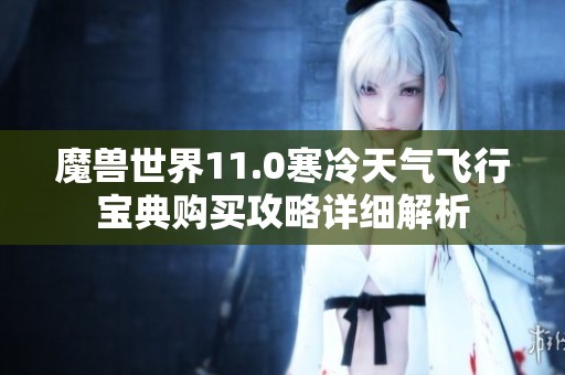 魔獸世界11.0寒冷天氣飛行寶典購(gòu)買攻略詳細(xì)解析
