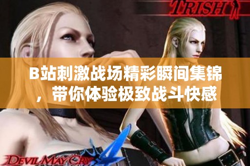 B站刺激戰(zhàn)場精彩瞬間集錦，帶你體驗極致戰(zhàn)斗快感