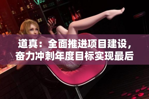道真：全面推進項目建設(shè)，奮力沖刺年度目標實現(xiàn)最后突破